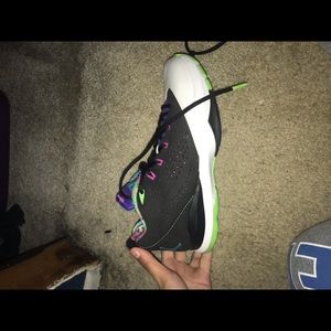 Jordan’s Black / White multi color inside